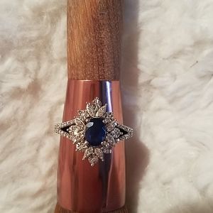 Sapphire and Diamond Ring